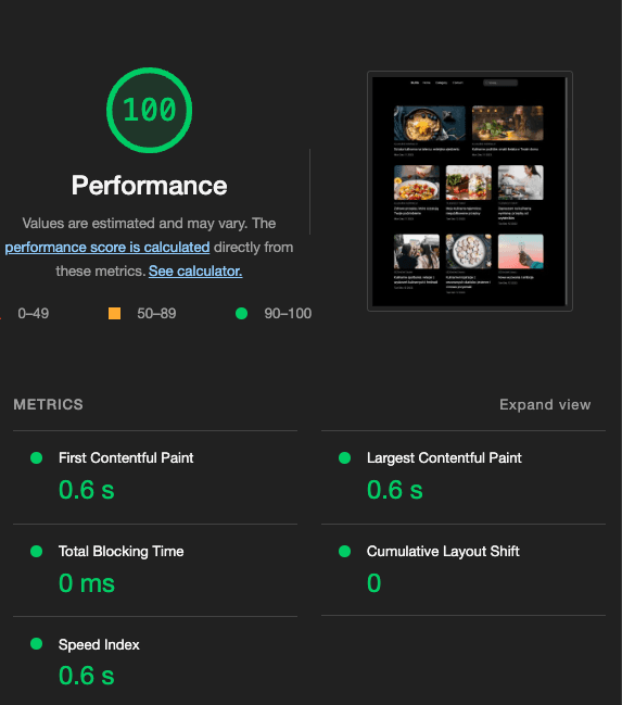 performance